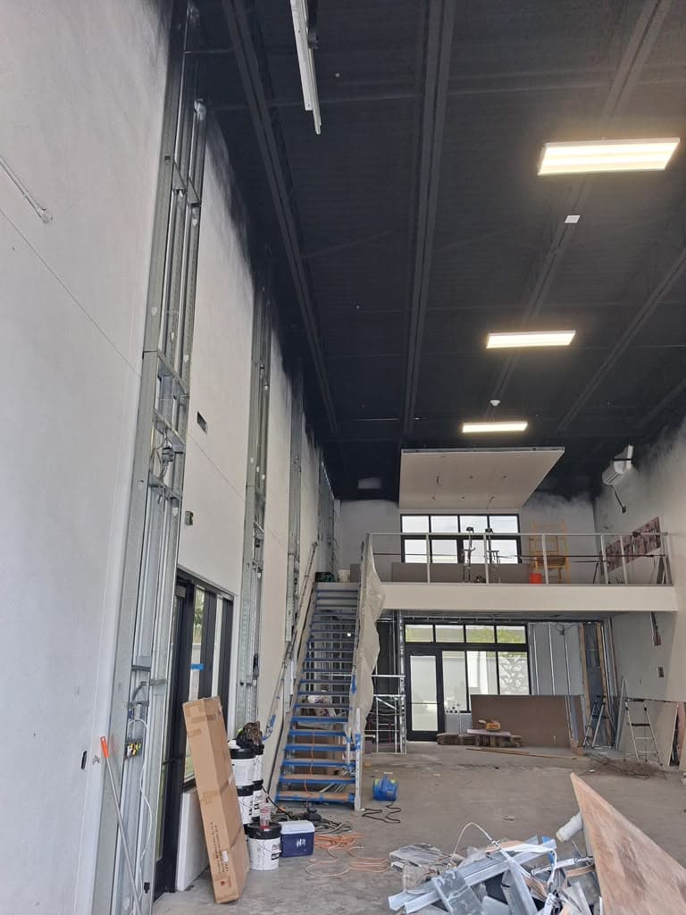 Commercial TI — Mezzanine Build-Out before